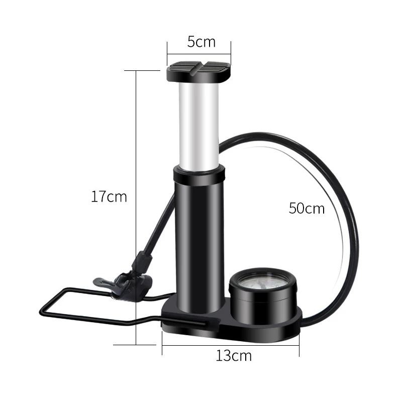 Ультра-светильник велосипедный насос Портативный Велосипедный спорт ножной