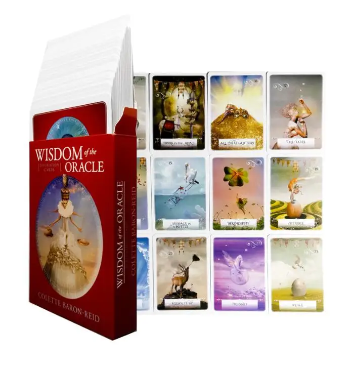 Английское мудрое 52 карты/набор английское загадочное Таро Фортуны для