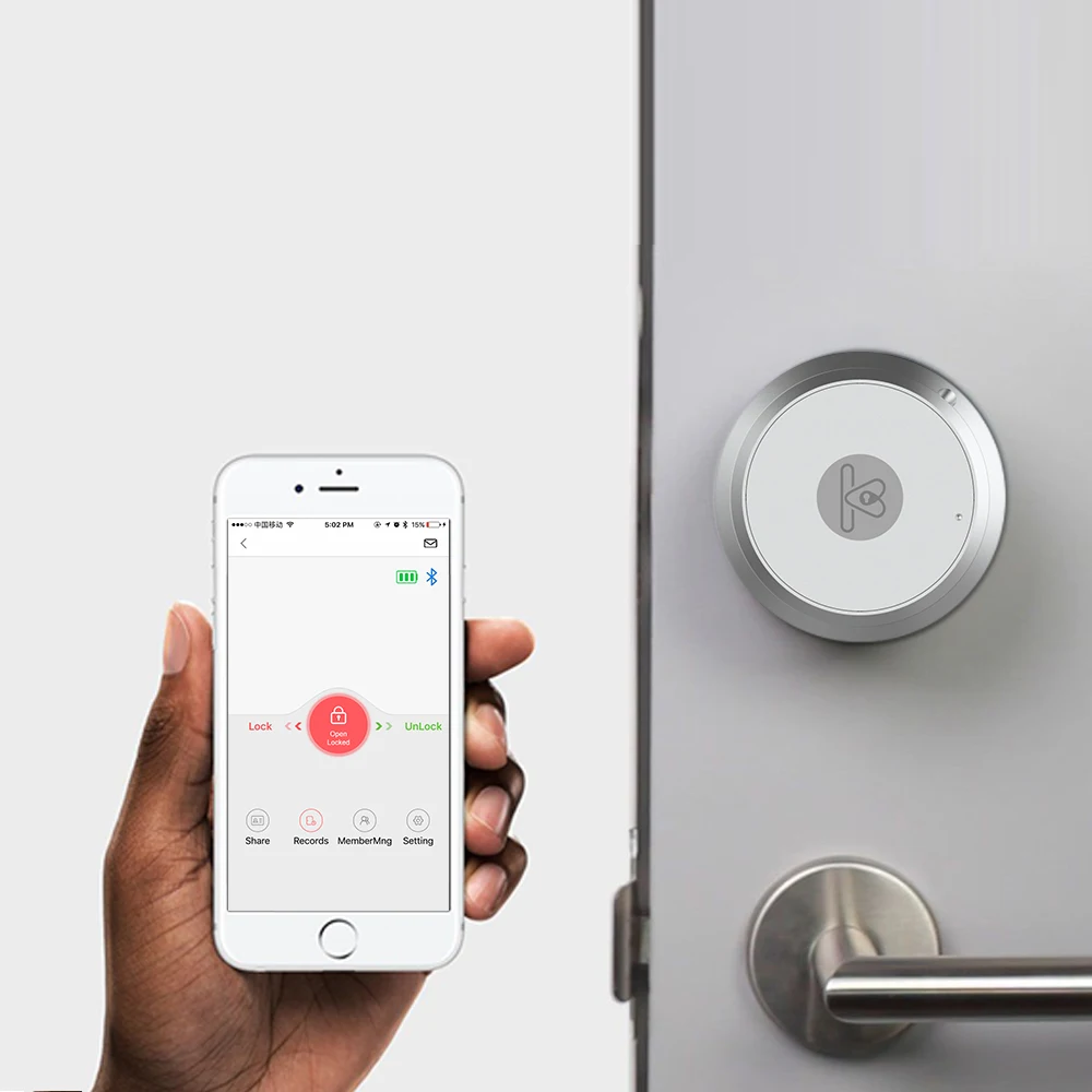 

Zigbee Tuya Smart Lock Cylinder Airbnk M520 US Plug Keyless fingerprint/Wifi/Bluetooth/keypad/biometric Phone Control Smart Lock
