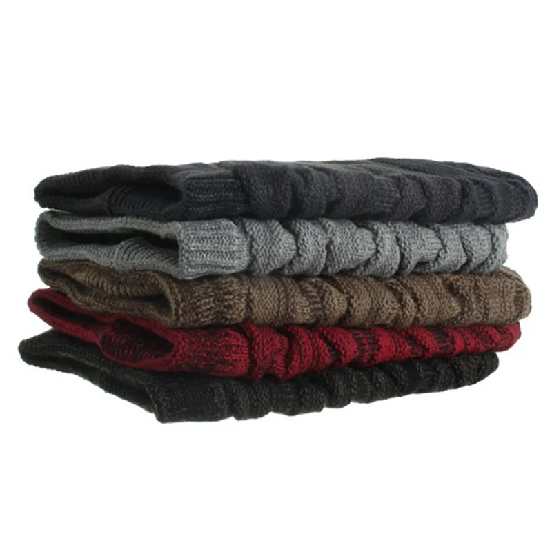 

Fashion Winter Warm Women'S Men'S Hats Casual Loose Warm Hat Solid Beanie