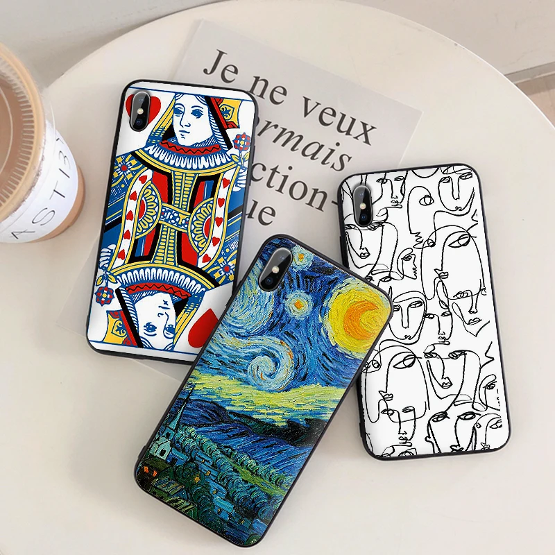 For Xiaomi mi A3 case phone cover silicone soft tpu cute Back cases for MI MiA3 A 3 Coque xiaomi a3 abstract art | Мобильные