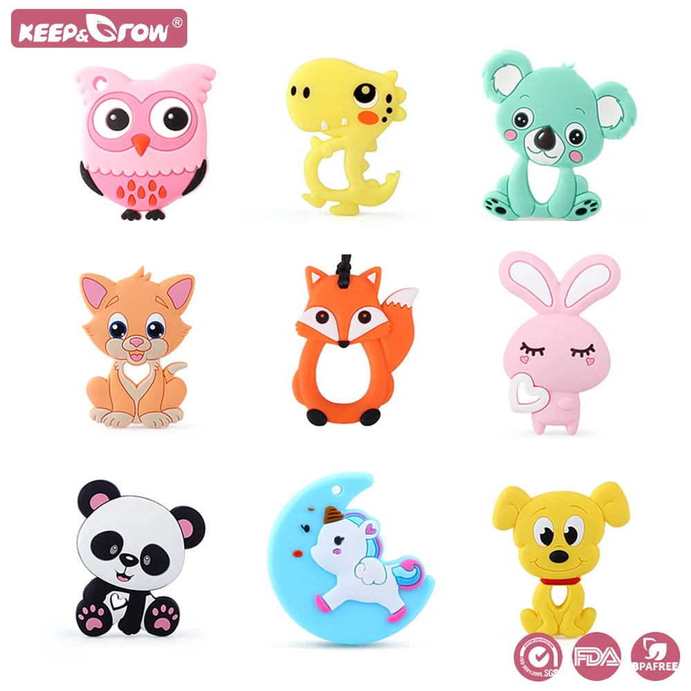 Keep & расти 1 шт. силиконовый Прорезыватель для зубов в виде коалы собака Детские