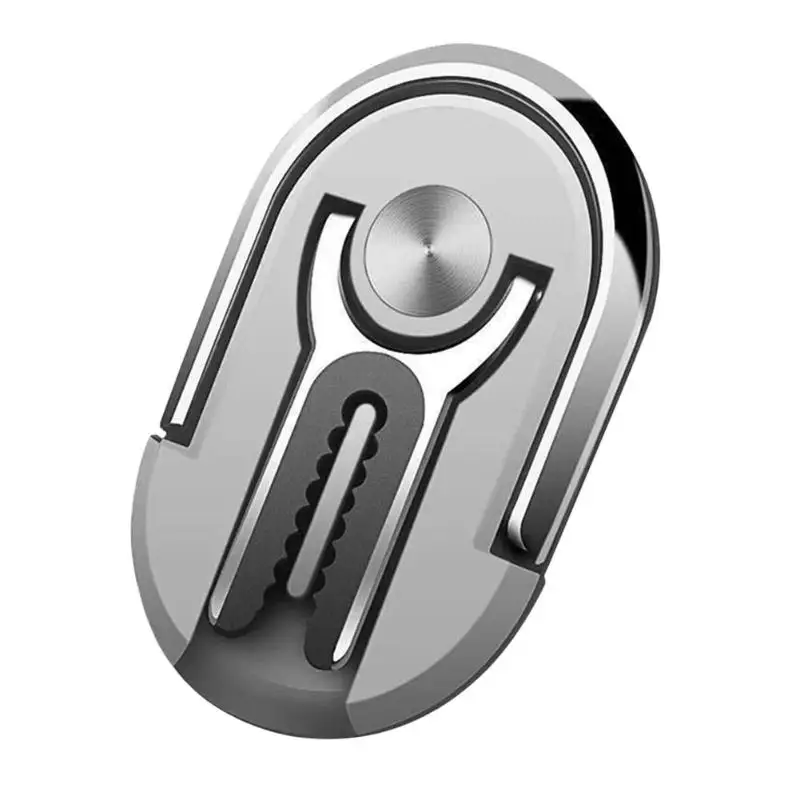 Silver 2 в 1, держатель для телефона, автомобильный держатель для мобильного телефона на вентиляционное отверстие, кольцо на палец, подставка для смартфона, кронштейн с несколькими углами, автомобильный держатель для телефона Newst - Цвет: Silver
