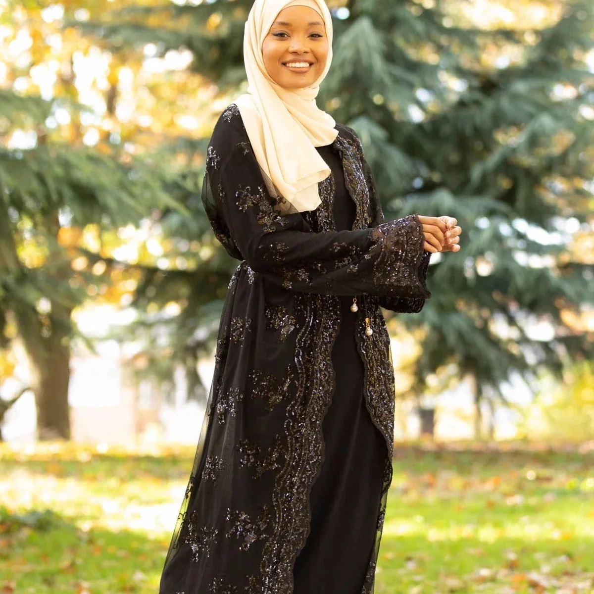 2021 Мусульманский новый летний Ближний Восток Дубай исламское кружево женское повседневное универсальное платье