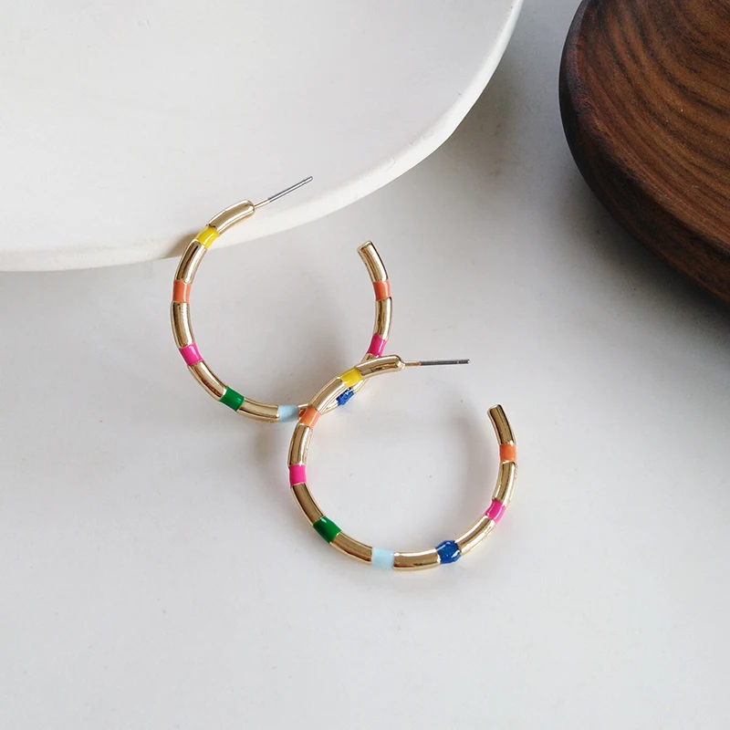 S925 иглы милые ювелирные изделия серьги новый дизайн Блестящий Золотой плетение с