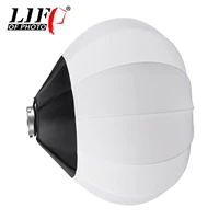 life of photo lantern style foldable softbox lighting spherical soft box for studio speedlite strobe flash light photography