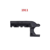 tactical 20mm under rail mount for pistol beretta m92 colt 1911 hk usp flashlight laser pointer sight adapter hunting accessory