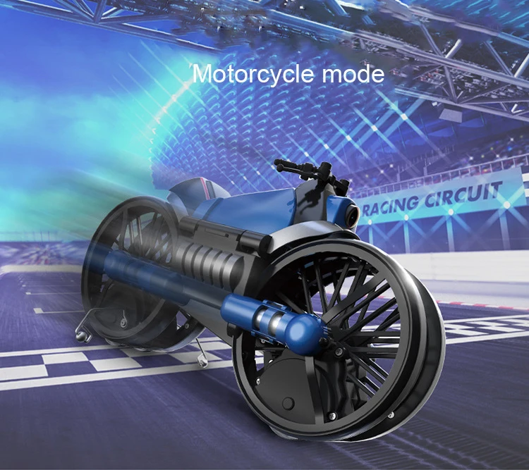 Уникальный 2-в-1 складной RC Радиоуправляемый автомобиль Камера мотоцикл самолета мульти-функциональные 4 оси Пульт дистанционного управления квадрокоптером игрушка в подарок для детей