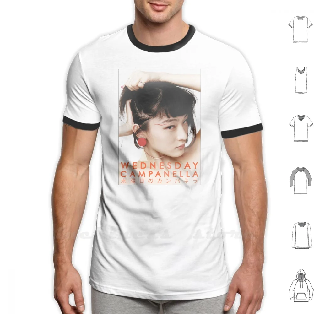 

Wednesday Campanella - Gaze Kom _ I T Shirt Ringer Cotton Wednesday Campanella Wednesday Campanella Kom _ I Komi Suiyobi No