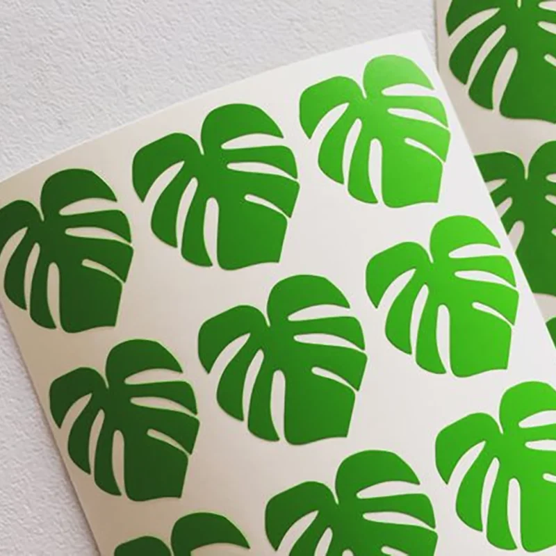 24 шт. настенные виниловые наклейки в виде листьев монстеры | Дом и сад