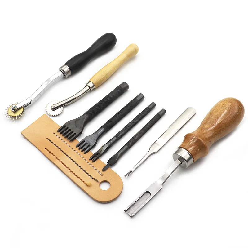 Набор инструментов для кожевенного ремесла марки QJH 1 комплект/25 шт. инструмент