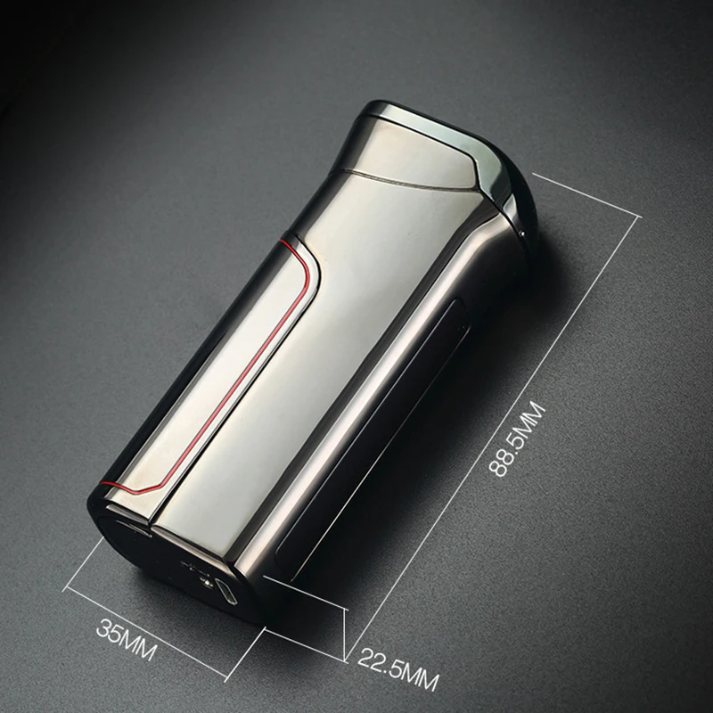 Высококлассная USB импульсная зажигалка перезаряжаемая сенсорная Индукционная