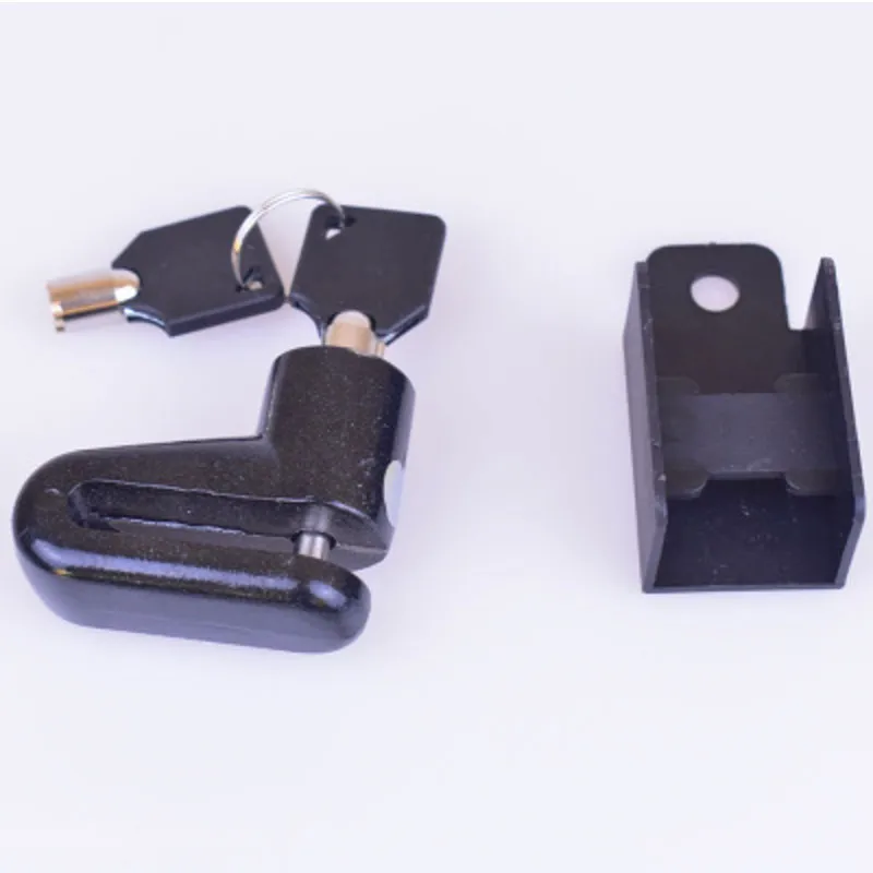 black lock Портативный электрический замок для скейтборда дисковые тормоза блокировка колес для Xiaomi Mijia M365 скутер скейтборд Противоугонная Металлическая стальная проволока - Цвет: black lock