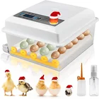 Инкубатор для яиц, автоматический поворотный инкубатор для цыплят со светодиодсветильник кой, 36 яиц