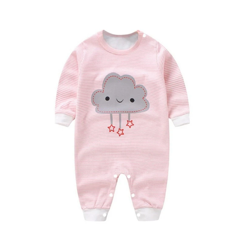 Комбинезоны для младенцев х/б с длинным рукавом на возраст 0 12 месяцев|Ромперы| |