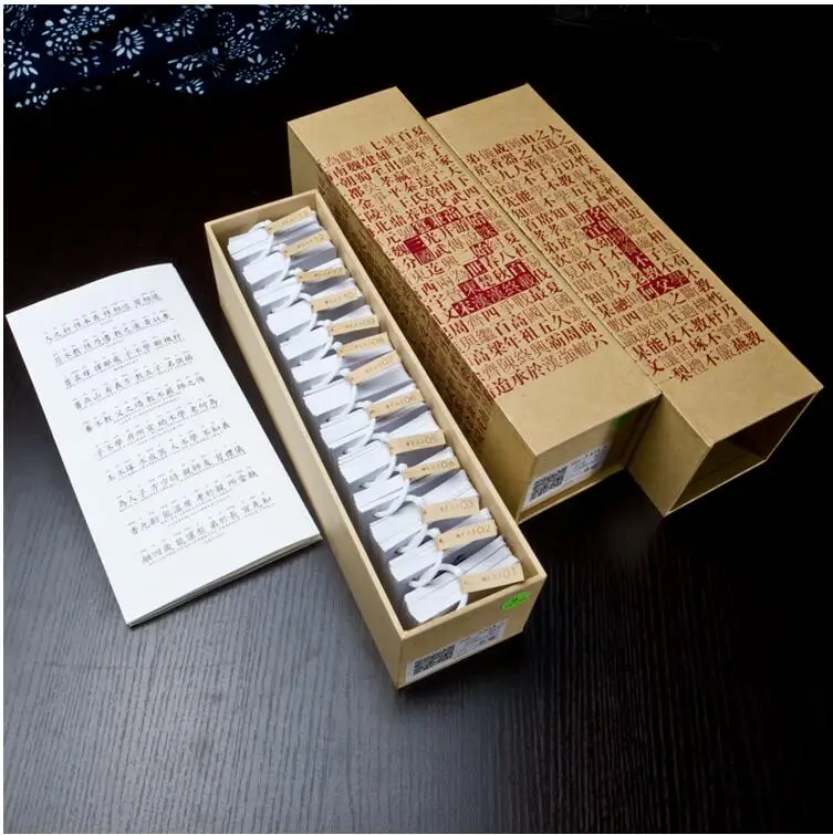 1140 традиционные и простые Обучающие карточки: полный текст San Zi Jing размер: 5 8 см * |