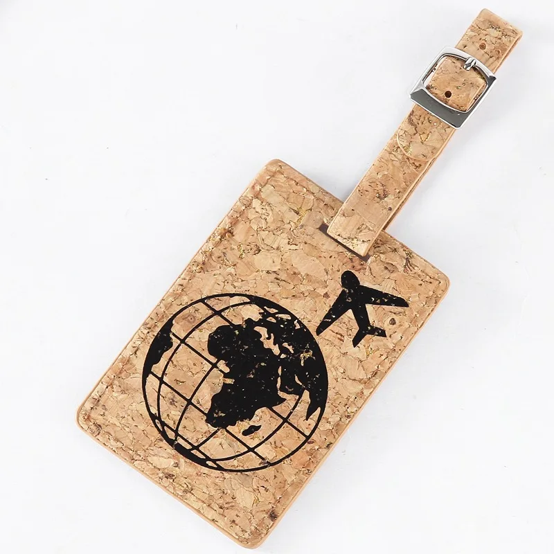 

Aircraft/Earth Pattern Suitcase Silica Luggage Tag Identifier Label ID Address Holder Boarding Tag Retro Pendant Travel Acce