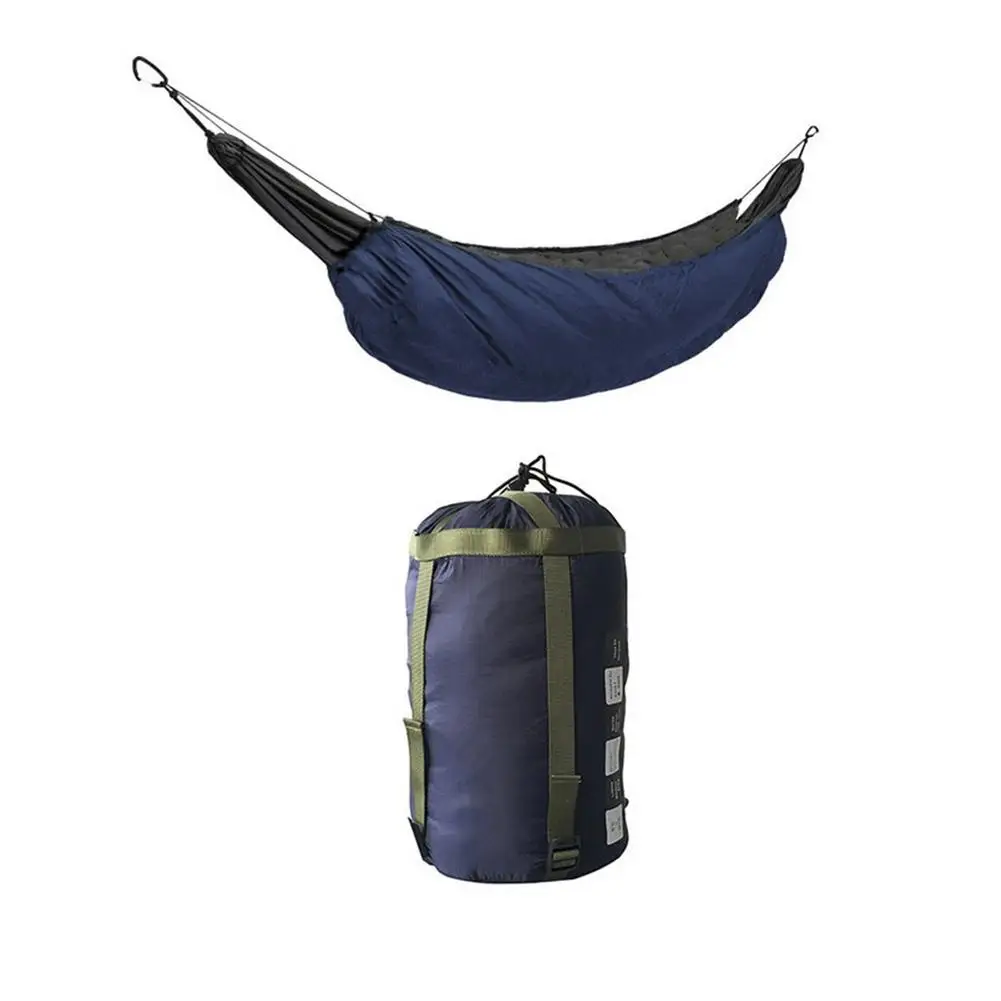 

230X110cm Winter Outdoor Hammock Cover Camping Ultralight Full Length Sleeping Bag Portable Blanket Elastic Hammock Picnic Mat