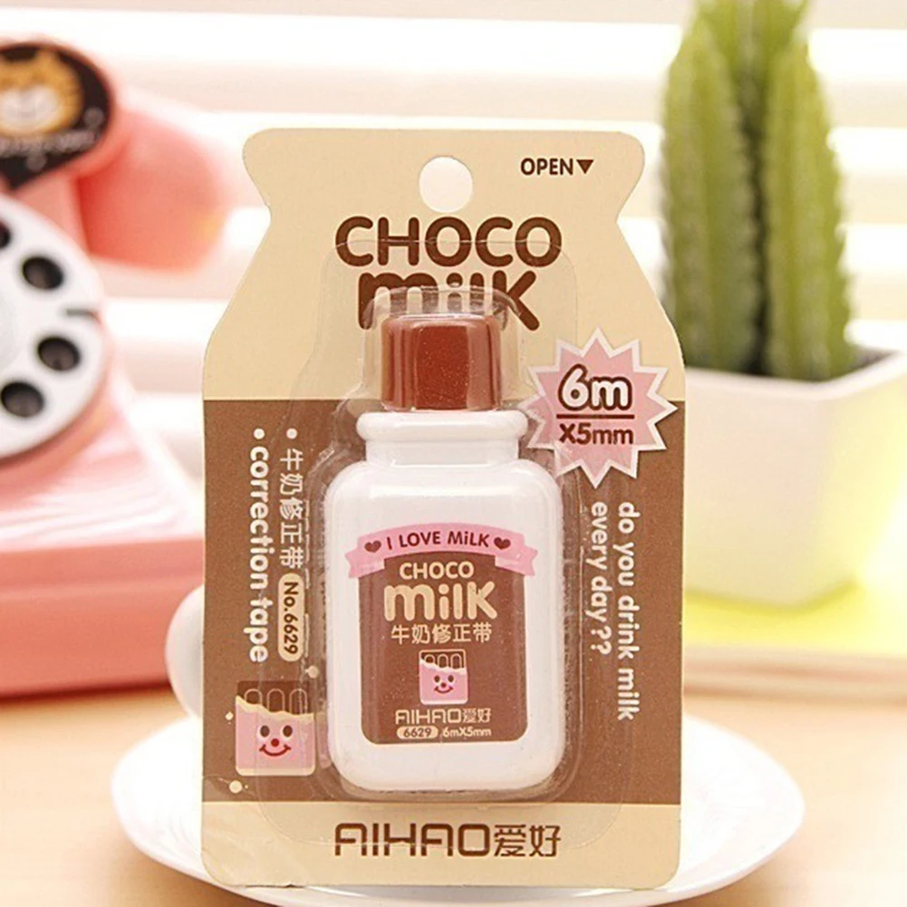 6 м прекрасные бутылки молока форма коррекции ленты Канцтовары офисный школьный