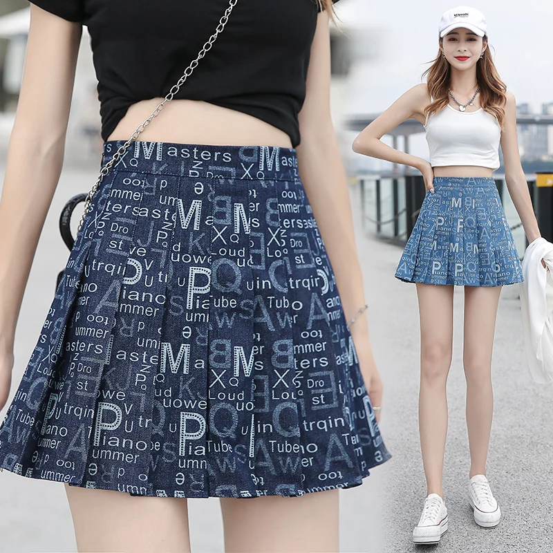 

Summer Women Skirts 2021 New Korean High Waist Plaid Mini Skirt Women School Girls Sexy Cute Pleated Skirt with Zipper