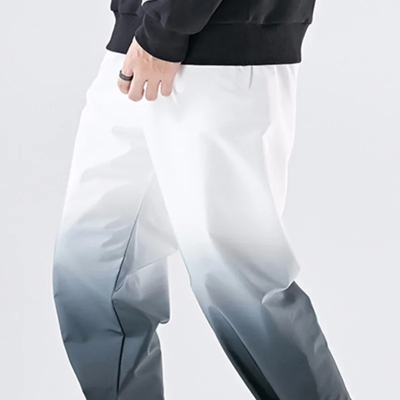 

Original Design Men Street Cargo Pants Fashion Hip Hop Streetwear Harem Pants Trouser Elastic Waist Casual Splice Joggers Pants