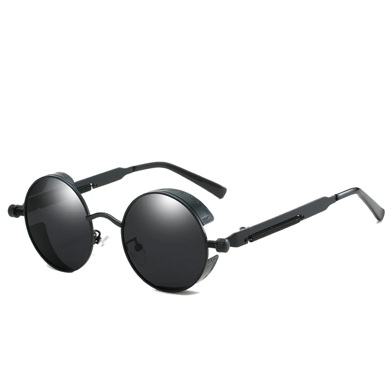 Солнцезащитные очки с зеркальным покрытием в стиле ретро|mens round sunglasses|round sunglassesf