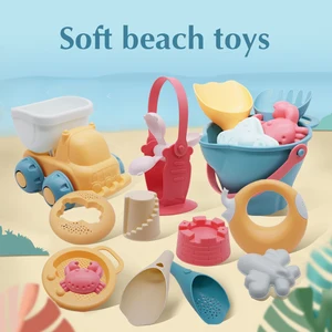 Beach Toys For Kids 5-17pcs Baby Beach Game Toys Children Sandbox Set
Kit Summer Toys for Beach Play Sand Water Game Play Cart