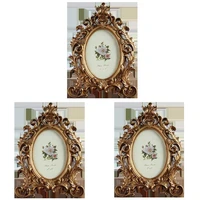 678 inch europe style photo frames painting carved resin frames for tabletop ornaments retro workmanship picture frames