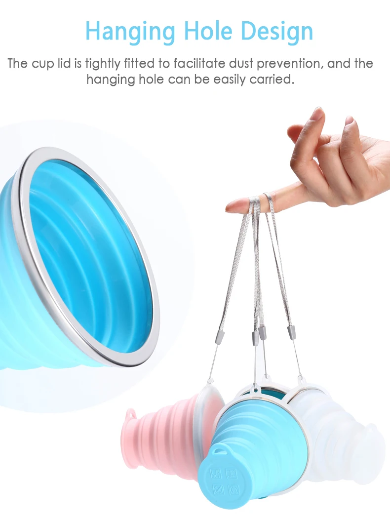 150/350 мл портативные силиконовые складные чашки для еды чашка воды дорожная