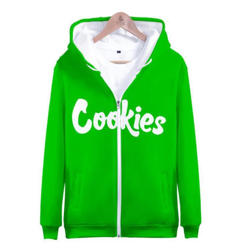 

Men Jackets 3D Printed Letter Cookies Coats Tie Dye Zipper Hoodie Sweatshirt Outwear Streetwear
