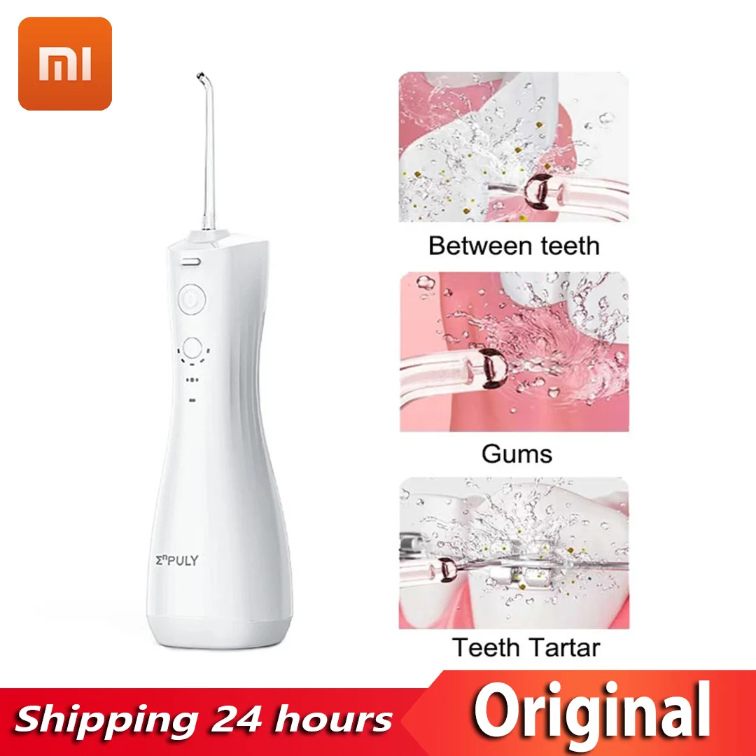 

2021 YOUPIN ENPULY Portable Mini Oral Irrigator ML8 IPX7 Waterproof 6 Mode Bucal Tooth Cleaner 250mL Water Tank Teeth Cleaning