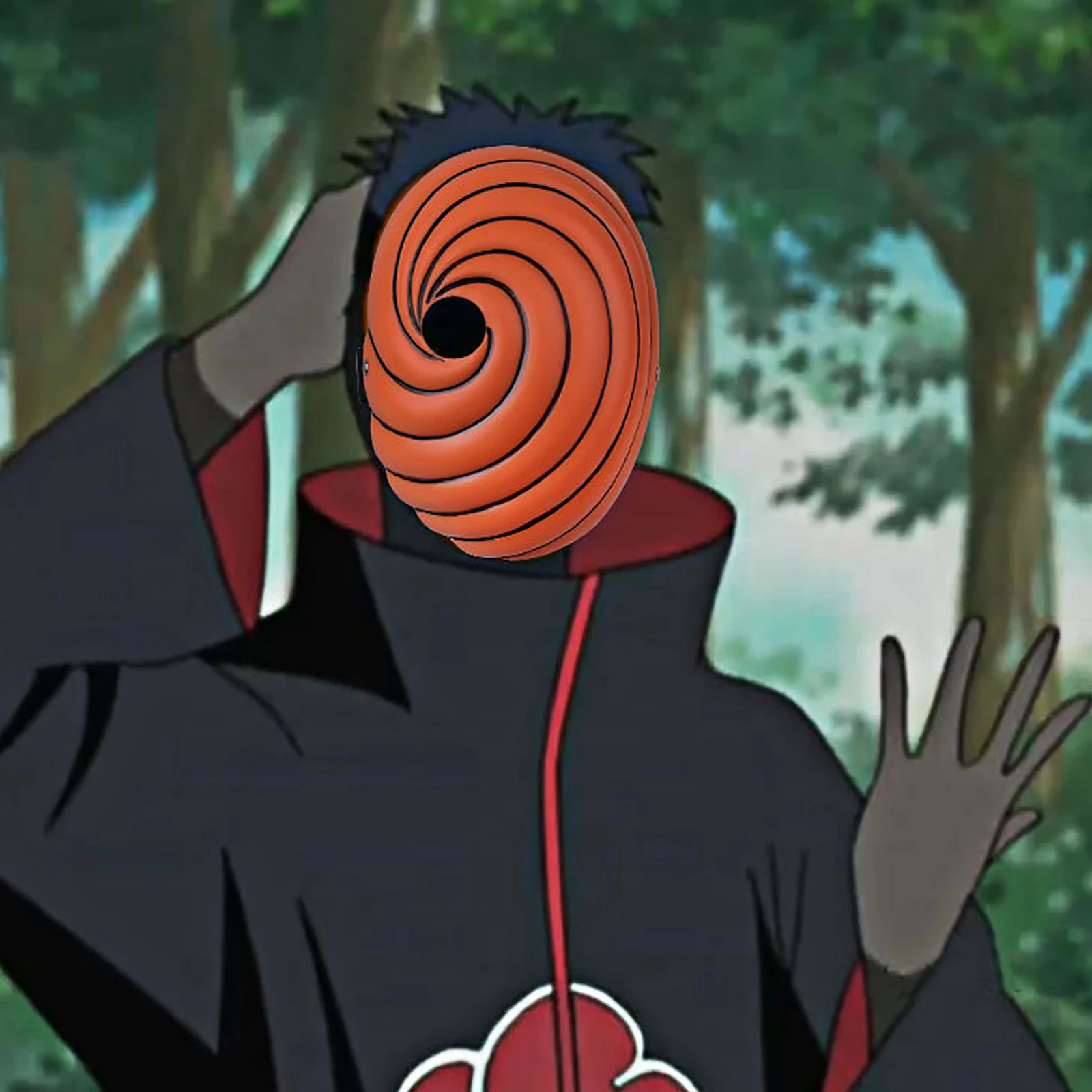 Аниме Akatsuki Uchiha маска Tobi Obito ниндзя Акацуки Madara Косплей костюмы смола кольцо Маска