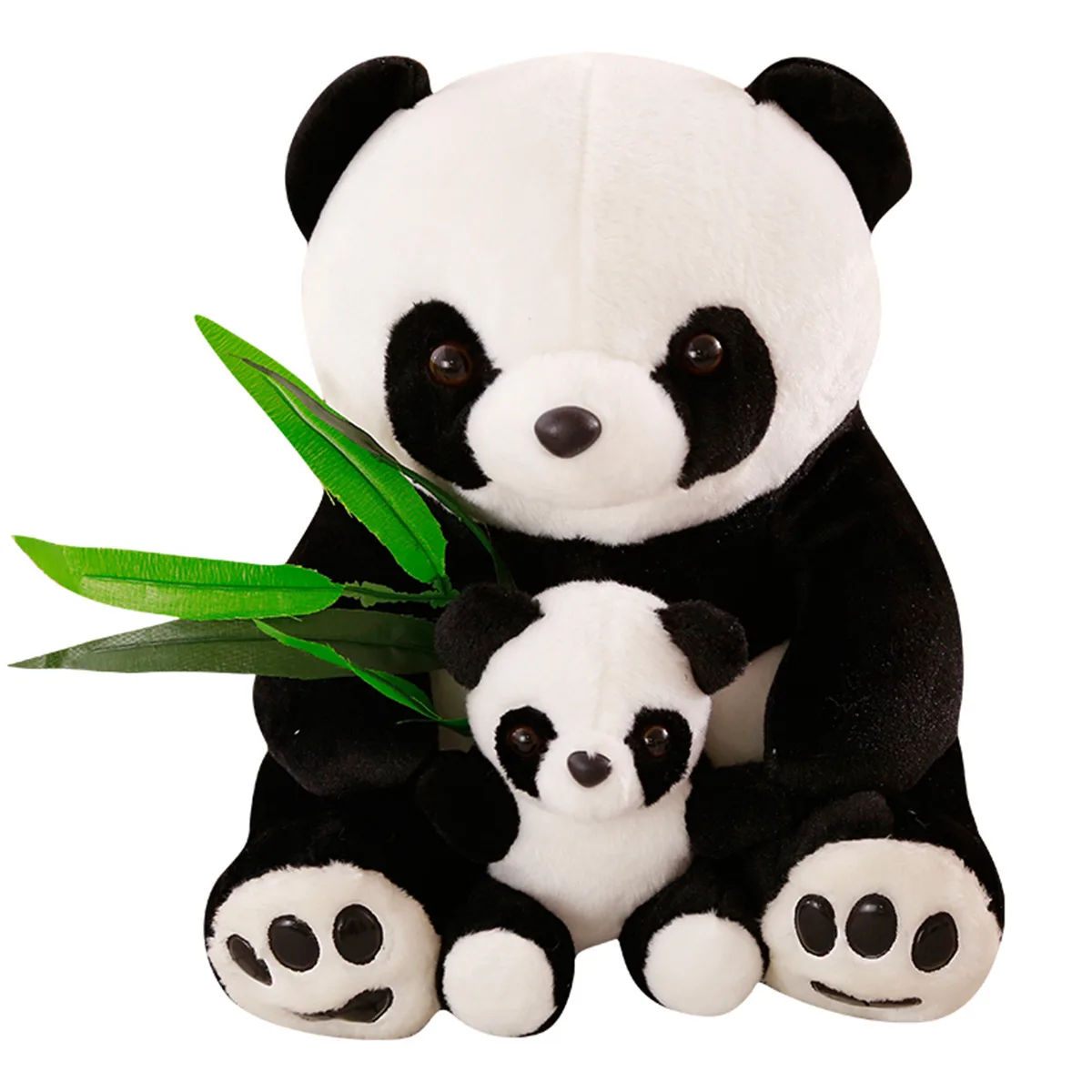 

New Plush Panda Toys Cute Stuffed Animal Doll Mother And Son Toy Gift for Children Friends Girls Home Decor Christmas skin