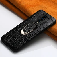 genuine leather ring bracket magnetic phone case for oneplus 7 7pro 6 6t luxury cover for one plus 7 7t pro 5 5t fundas