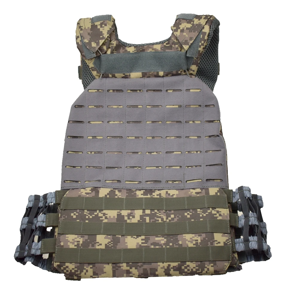 

2020 Newly Outdoor Training Sports Body Armor Combat Assault Vest Waistcoat Tactical Molle Vest Plate Carrier Vest