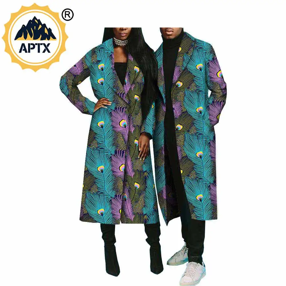 Одежда в африканском стиле для пар Семейные комплекты Дашики мужчин и женщин