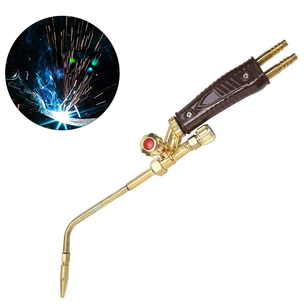 

Gas Brazing Torch H01-6 Oxygen Propane Acetylene Liquified Gas for Steel Copper Aluminum Silver Braze Soldering Welding Torch