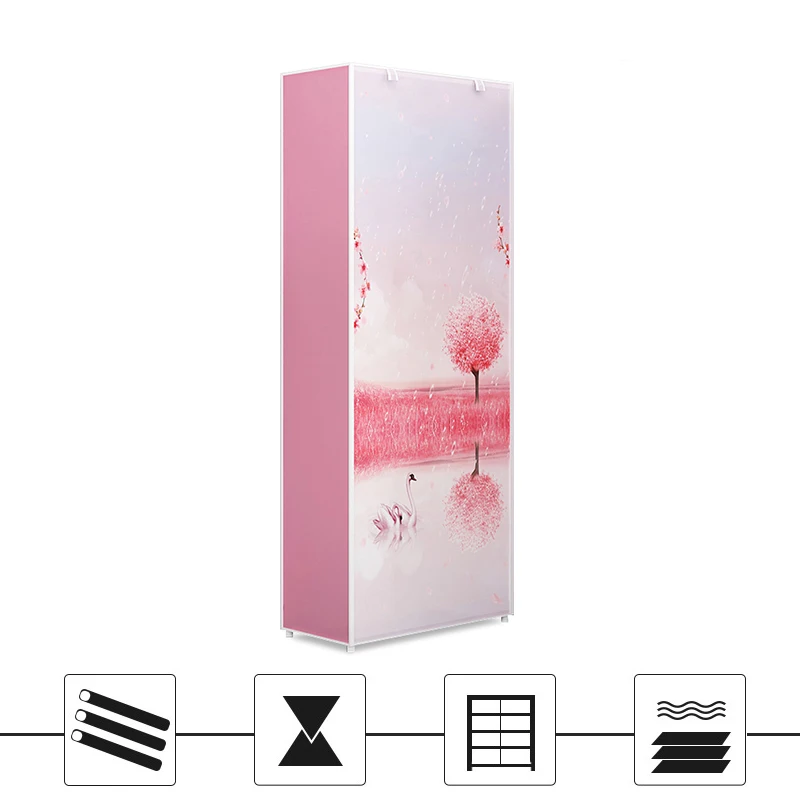 Горячая Распродажа многослойная полка для обуви из нетканого полотна домашняя