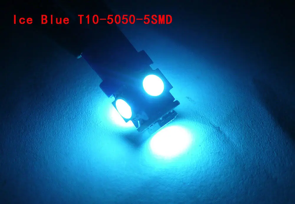 50X Ice Blue T10 5050 Светодиодное освещение фестонного типа для автомобиля Dome Map