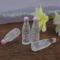 4pcs mini mineral water drink bottles dollhouse miniature toy doll food kitchen living room accessories kids gift pretend toys
