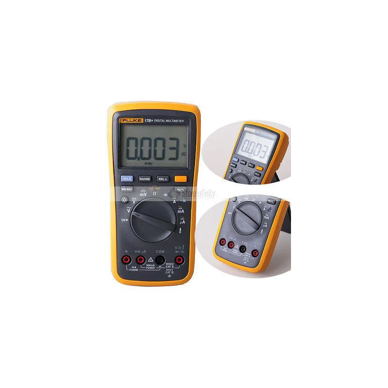 Мультиметр Fluke 17B + цифровой измеритель температуры и частоты с автоматическим