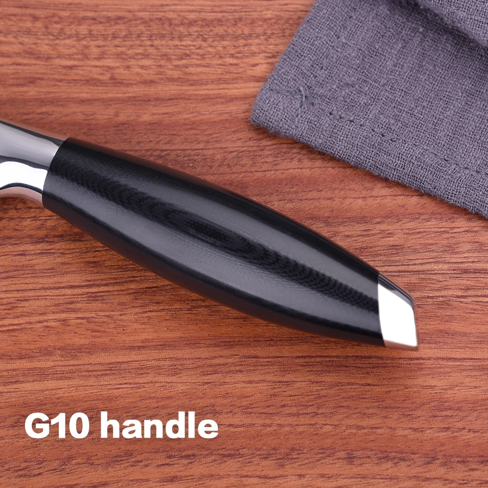 Набор кухонных ножей из нержавеющей стали 440C 5 шт. нож Santoku для нарезки овощей