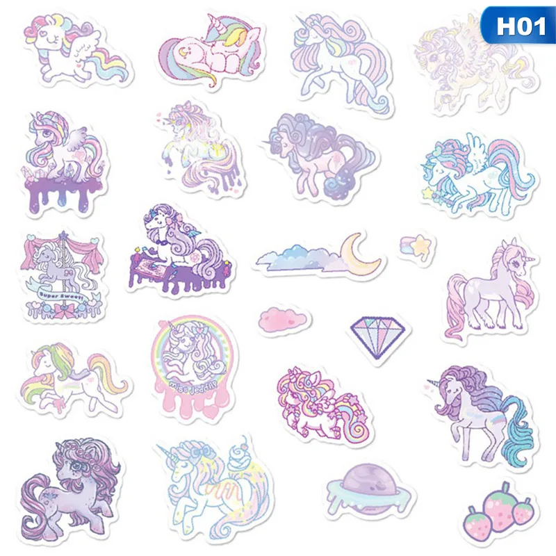 Cute Flamingo Unicorn Dog Sticker Paper Cartoon Stationery Stickers Scrapbooking Diary Diy Decorative Album Stick Label Supplies |