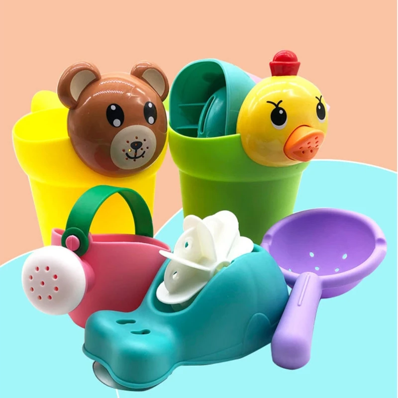 Children's Play Water Beach Toys Baby Bathroom Swimming Pool   Parent-child Interactive Shower Water Toys Set