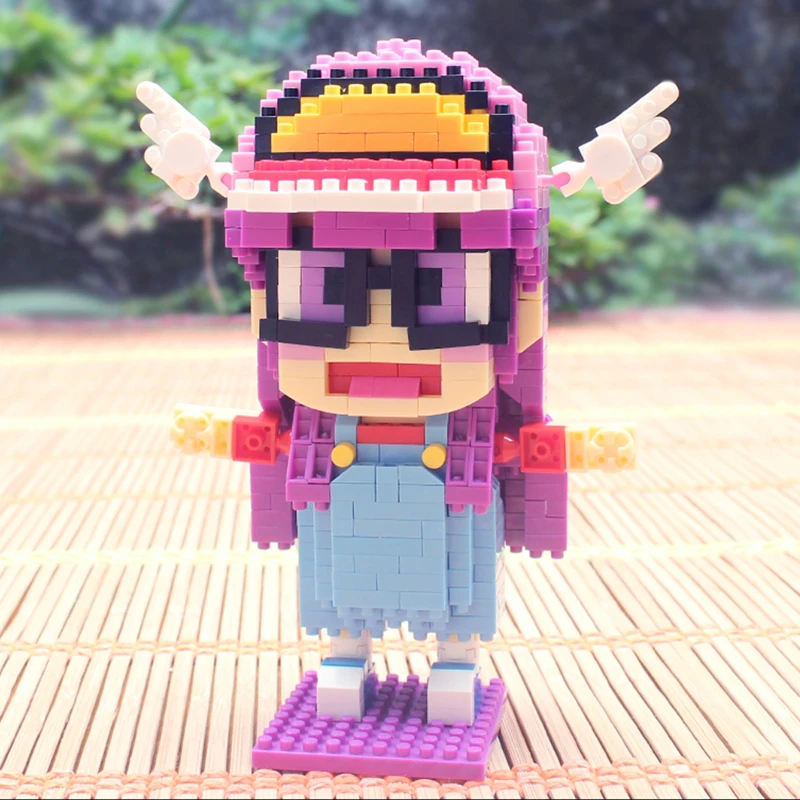 LOZ 9752 аниме Dr.Slump Alrale очки девушка шляпа 3D модель 700 шт. DIY Мини Алмазные блоки