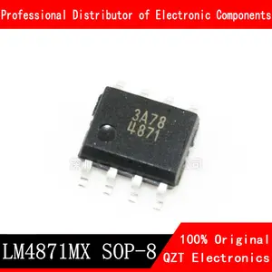 10PCS LM4871MX SOP8 LM4871 SOP 4871 SOP-8 3W Audio Power Amplifier with Shutdown Mode new and original