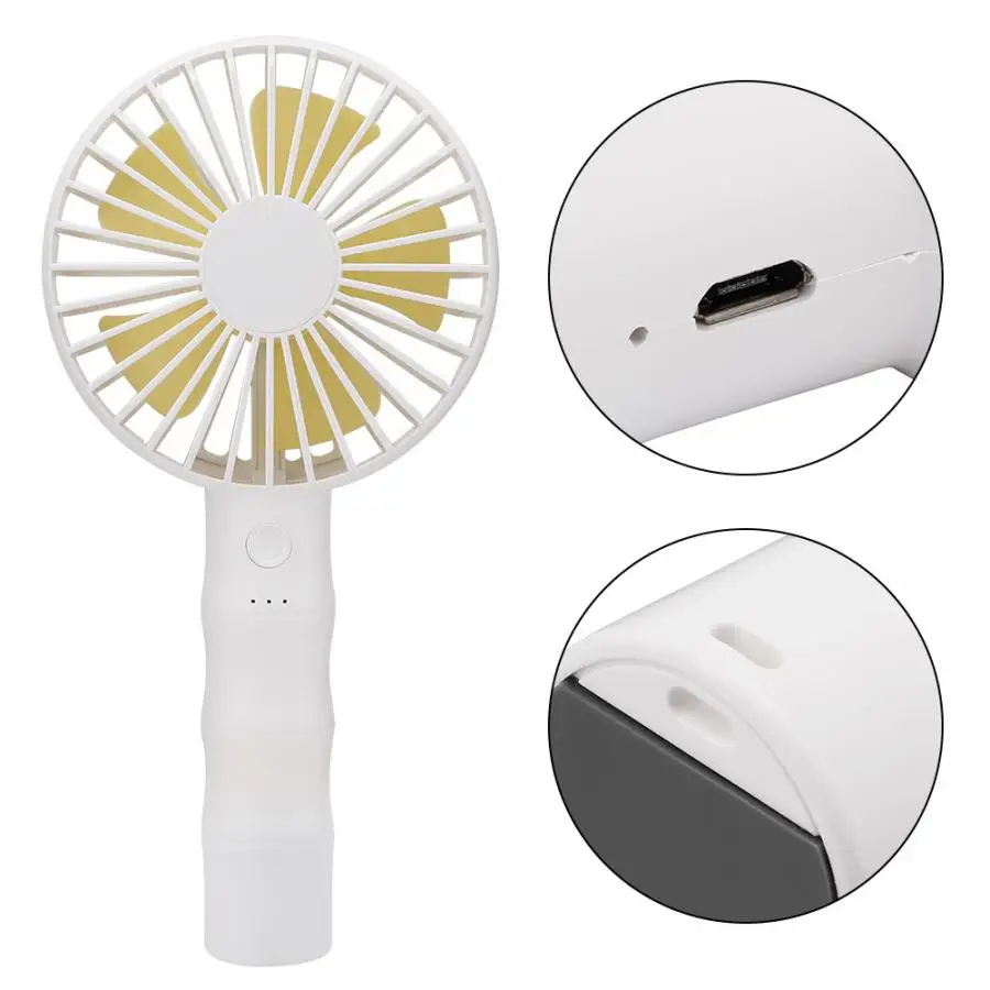 

Ventilador 1Pc Mini Desktop Handheld Fan with Rechargeable USB for Home Office Aire Acondicionado