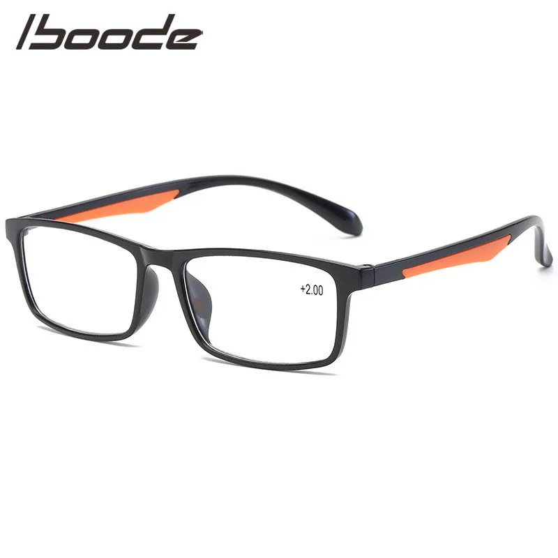 IBOODE TR90 очки для чтения для женщин и мужчин квадратные пресбиопические очки женские мужские очки при дальнозоркости оптика увеличительные очки
