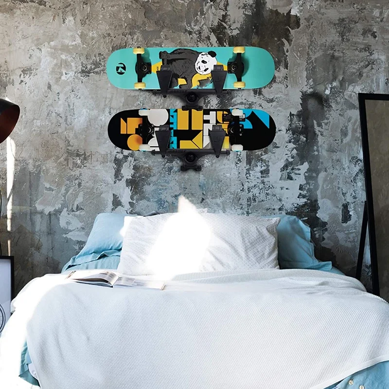 

Skateboard Wall Hanger Skateboard Holder Wall Hanger Display Wall Mounted Skateboard Holder Skateboard Holder Stand