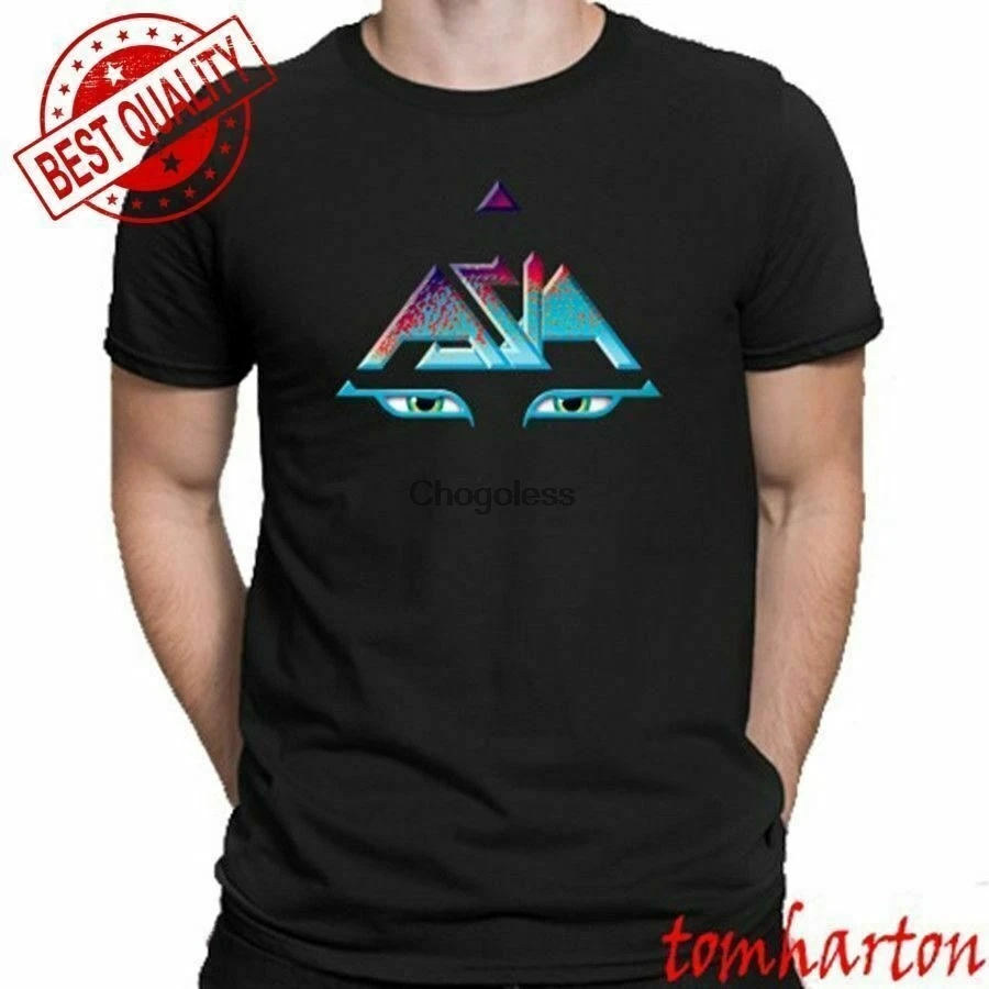 

ASIA BAND PROGRESSIVE ROCK MUSIC MEN'S BLACK T-SHIRT SIZE S M L XL 2XL 3XL